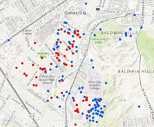 Sample image of the coyote sighting online map Sample image of the coyote sighting online map