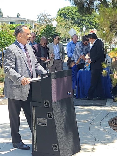 Speaker at Culver Blvd Project Opening 2022-06-30
