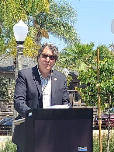 Speaker at Culver Blvd Project Opening 2022-06-30