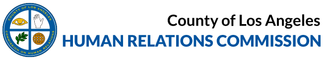 County of Los Angeles Commission on Human Relations in Los Angeles County Logo and County of Los Angeles Human Relations Commission