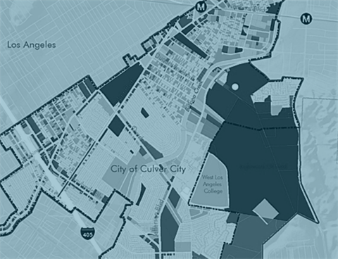 Map of Culver City