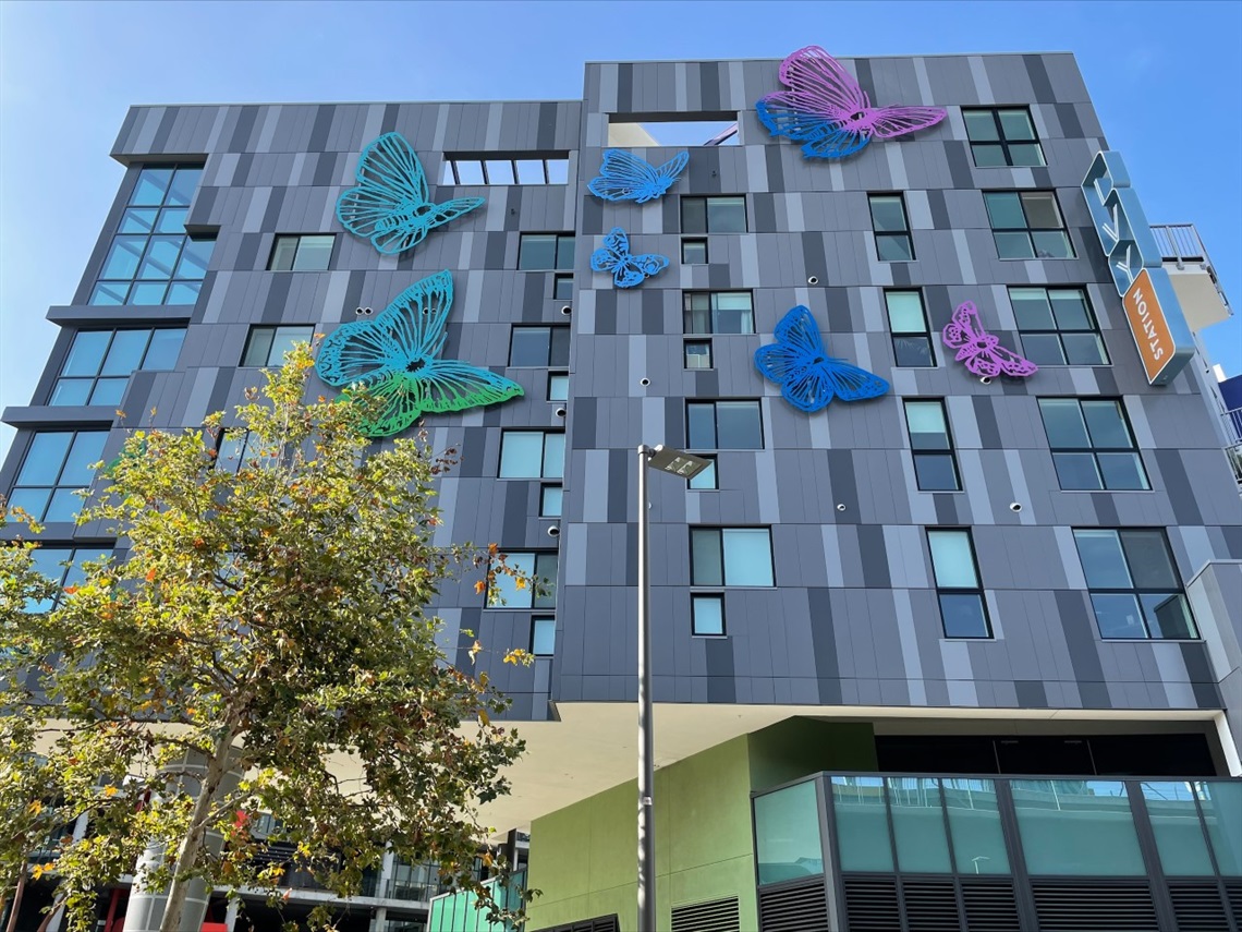 Migration One artwork at Ivy Station Campus