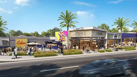 Culver Public Market west plaza rendering