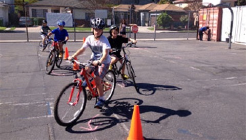 bike safety class participants