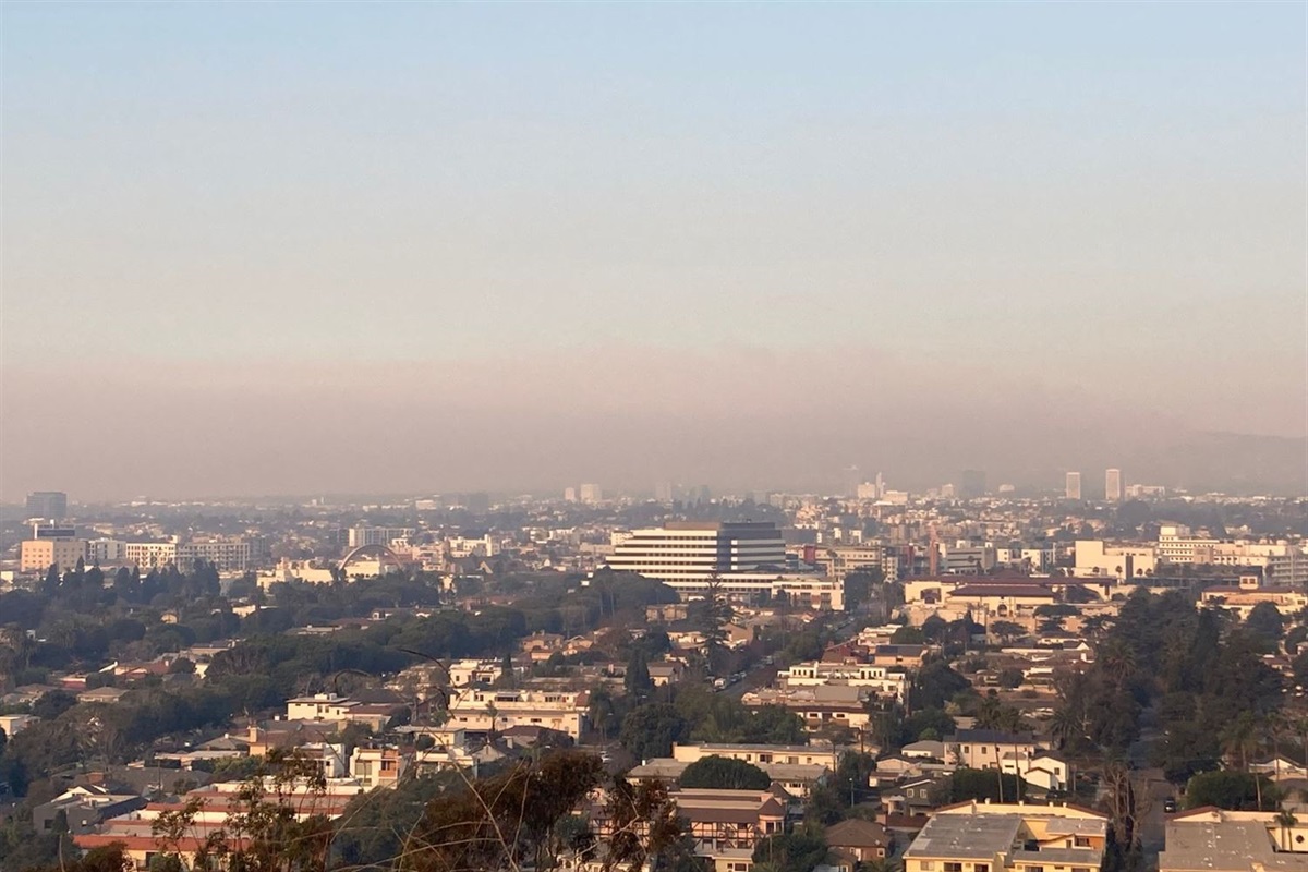 Red Flag Warning & Air Quality Update from Culver City January 9th