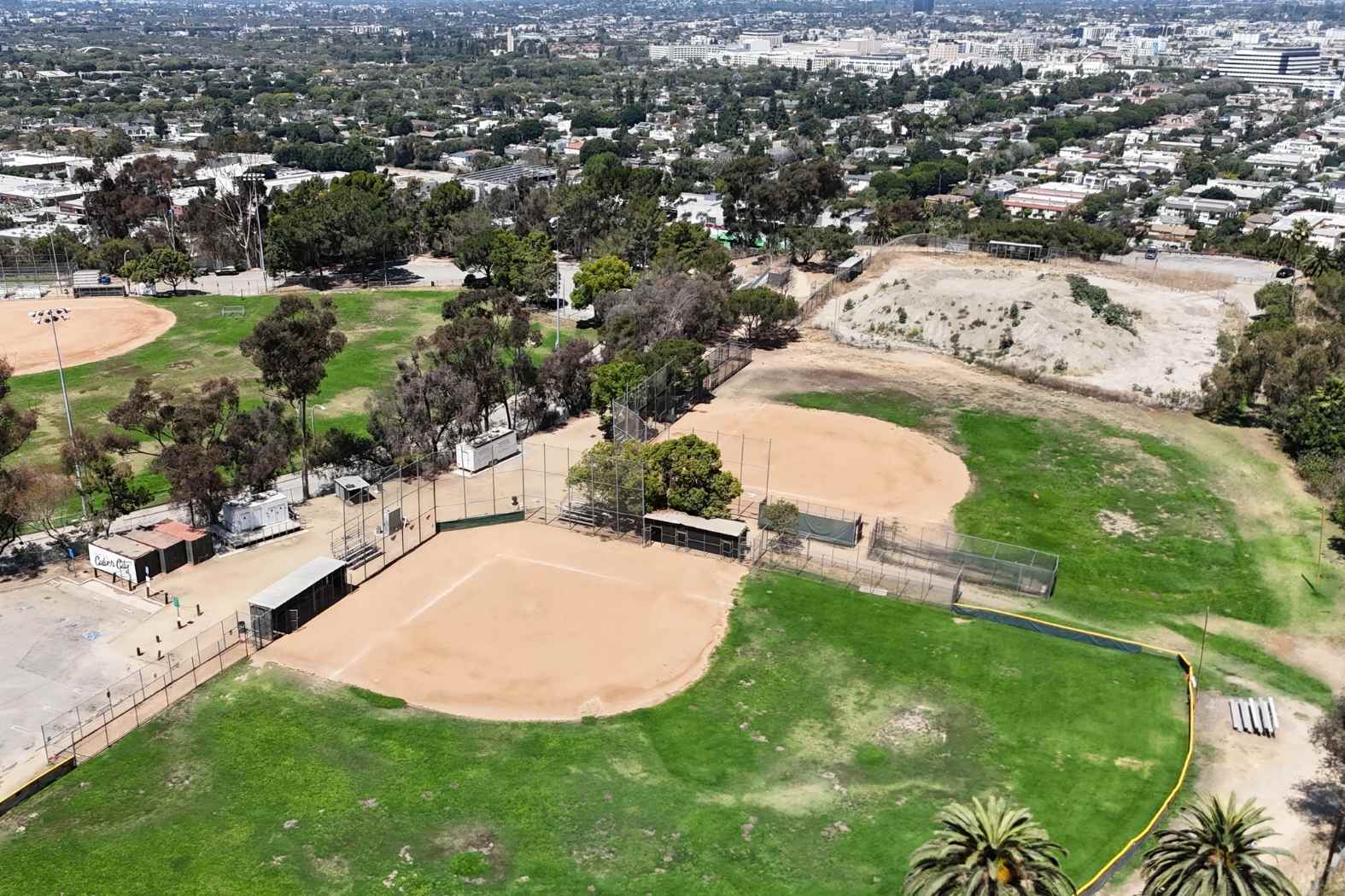Aerial view of Bill Botts Fields