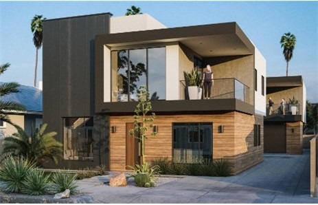 two unit condominium rendering at 3556 Helms