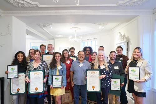 Photograph of all 2024 Sustainability Award winners