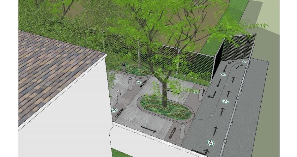 Rendering: Farragut Connector Concept 4