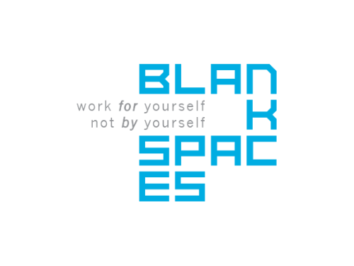 Blankspaces Logo, work for yourself not by yourself, 2024