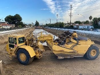 Ariel view of Culver Boulevard Realignment and Stormwater Retention Project on 12-17-20
