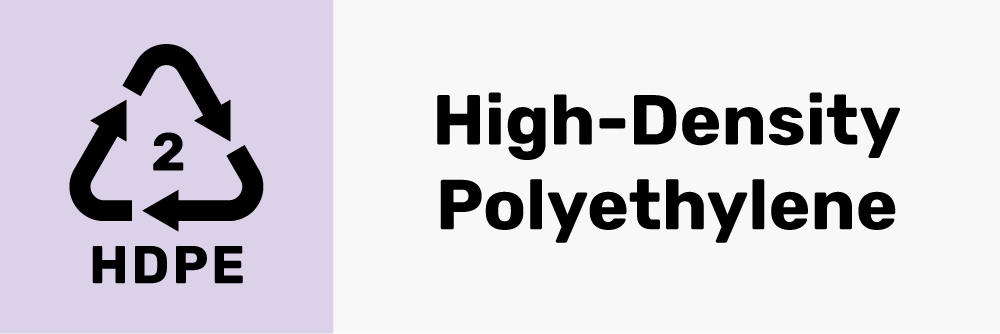 Recyclable Plastic 2 is High-Density Polyethylene