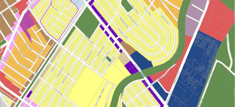 Culver City Zoning Map Screen Capture